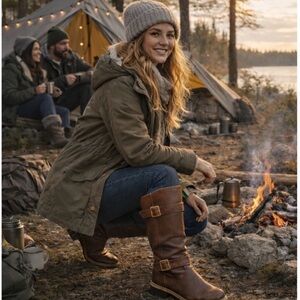 Patagonia Women’s Thatcher Boot in Reddish Brown